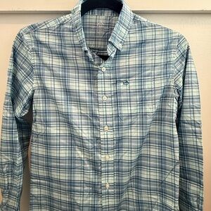 Boy’s Blue Plaid Shirt